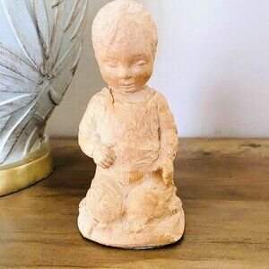 Vintage Betty Burroughs Kneeling Boy Sculpture • MPI Museum Pieces Inc.